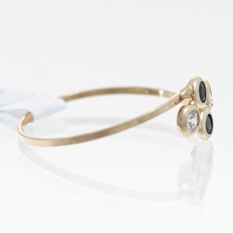Anillo de Oro con Circonias y Piedras Color - imagen 2
