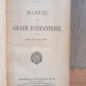 Manual del Grado de Infantería Francés 1929 - Ministerio de Guerra - imagen 2