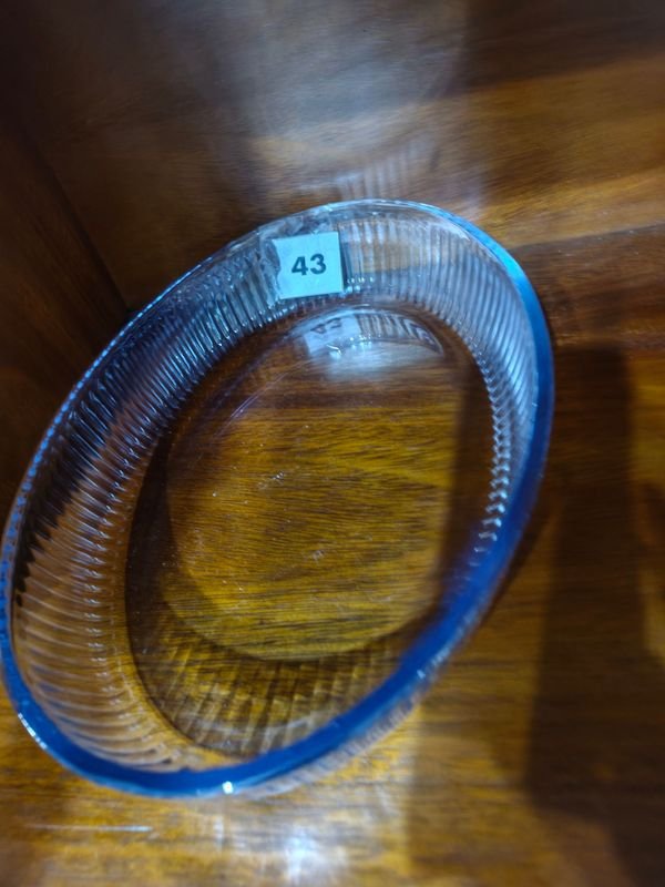 Fuente Ovalada de Vidrio Pyrex