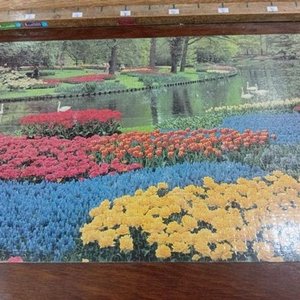 Par de Puzzles Completos Plastificados: Campo de Girasoles y Jardín con Cisnes - imagen 5