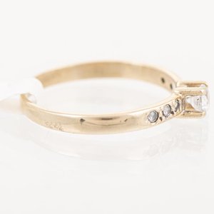 Anillo de Oro con Circonias Talla 17.5 mm - imagen 2