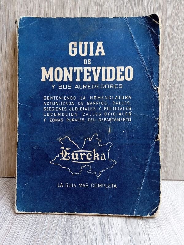 Guía Antigua de Montevideo: Calles y Transporte del Año 1950 - imagen 1