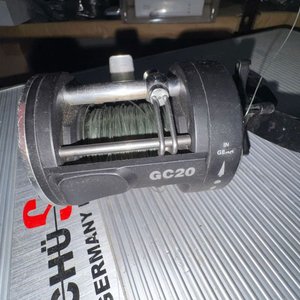 Reel de Pesca GC20 Negro con Hilo Verde - imagen 5