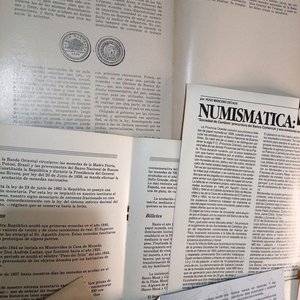 Lote de 9 publicaciones sobre numismática uruguaya y medallas - imagen 3