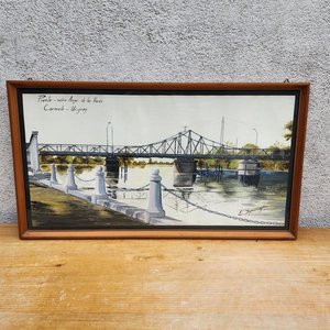 Lote anterior: Pintura "Puente sobre Arroyo de las Vacas" - Carmelo, Uruguay - Firmada Geymonat