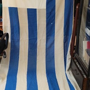 Antiguo Pabellón Nacional Uruguayo con Inscripción Árabe y Sol de Mayo - imagen 1