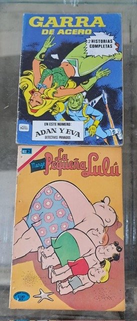 Revistas de Cómics Antiguos: "Garra de Acero" y "La Pequeña Lulu" (Años 70)