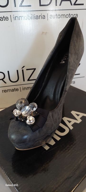 Zapatos de tacón alto de cuero - imagen 3