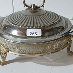 Fuente Marinex con Soporte y Tapa Bañada en Plata - imagen 5