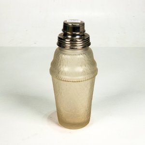 Coctelera Vintage Hialina Craquelada con Punta Metálica - 23 cm - imagen 1