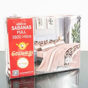 Lote siguiente: Juego de Sábanas Full 3800 Hilos Marca Goldsun Nuevo
