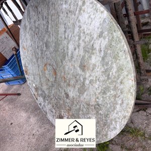 Lote siguiente: Mesa Redonda de Mármol Verde