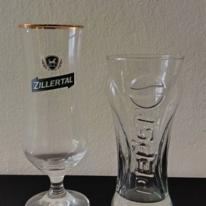 Lote de 5 Vasos Cerveceros Colección Patricia, Zillertal y Pepsi, más Jarra - imagen 4