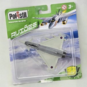 Miniatura Polistil Eurofighter EF 2000 Avión de Metal - imagen 2
