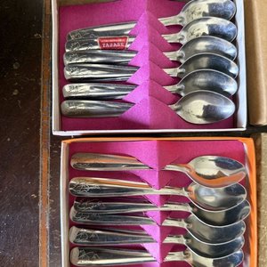 Juego de Cucharas de Postre/Café Tabaré Acero Inoxidable Uruguayas - imagen 5