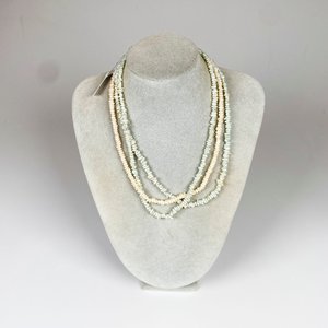Collar de Tres Vueltas de Perlas de Río - imagen 2
