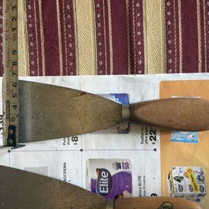 Lote de 5 Espátulas con Hoja de Metal y Mango de Madera - imagen 3