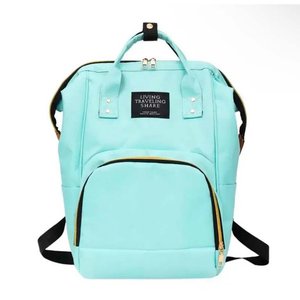 Lote siguiente: Bolso Mochila de Viaje Verde Agua con Compartimentos