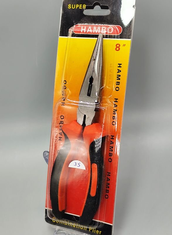 Pinza de Punta Fina Hambo de 8 Pulgadas