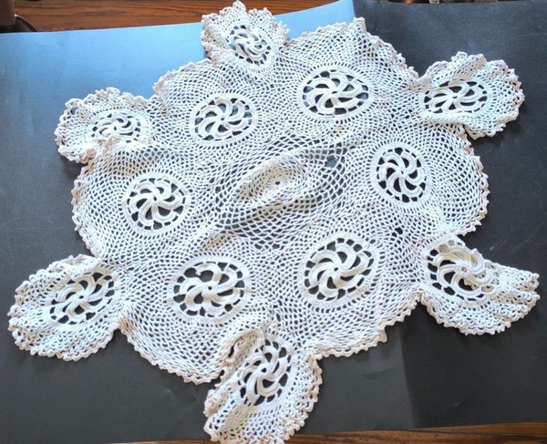 Colección de Tela Blanca Antigua y Decorativa - imagen 4