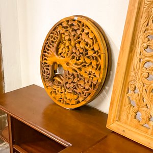 Árbol de la Vida y Panel Decorativo Tallado en Madera - imagen 6