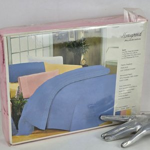 Juego de Sábanas Queen Size Homeproud Australia Percal 225 Hilos Rosado - imagen 1