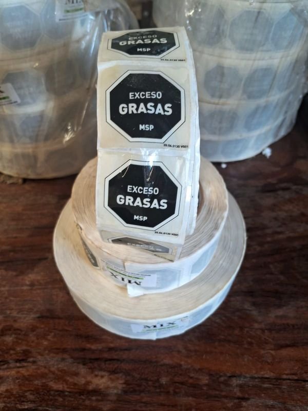 Lote anterior: Lotes de etiquetas de exceso de grasas