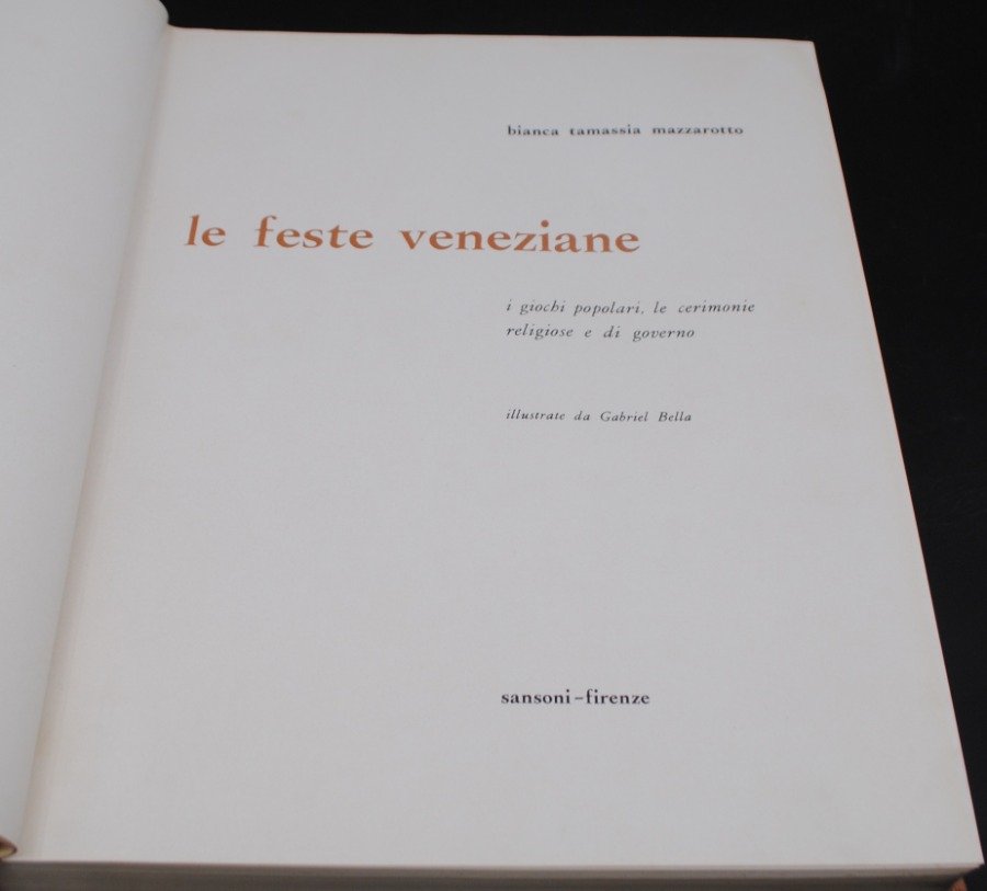 Libro de Arte Italiano: Le Feste Veneziane - imagen 3