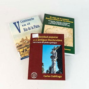 Lote de 3 libros sobre historia del Río de la Plata y Montevideo - imagen 1