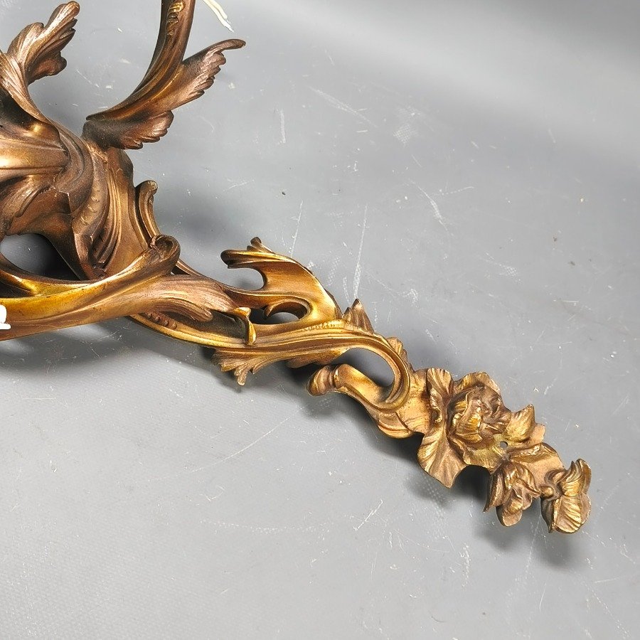 Lámparas de pared francesas ornamentales en bronce - imagen 13