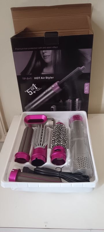 Cepillo modelador 5 en 1 para cabello - Herramienta de estilismo - imagen 3