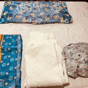 Lote anterior: Juego de Cama Infantil: Almohada, 3 Sábanas y Funda de Colchón