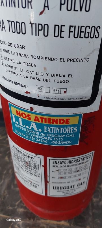 Extintor de incendios de 8kg - imagen 2