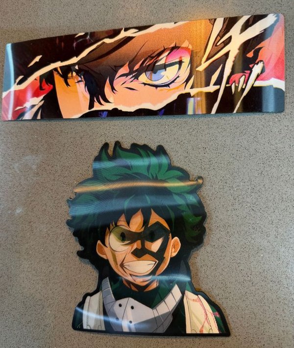 Stickers de Anime: Personajes Estilizados