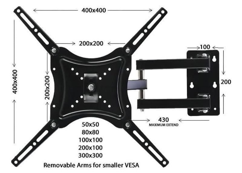 Soporte de pared para televisores LCD/LED/Plasma Home Design - imagen 8