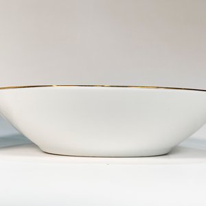 Doce Platos Hondos de Porcelana Noritake Monaco Blancos y Azules - imagen 2
