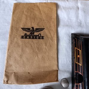 Máquina de Coser Juguete Vintage Casige Alemana con Caja y Manual - imagen 3