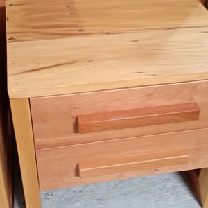 Par de Mesas de Luz de Madera Maciza Fundamento Nuevas - imagen 3