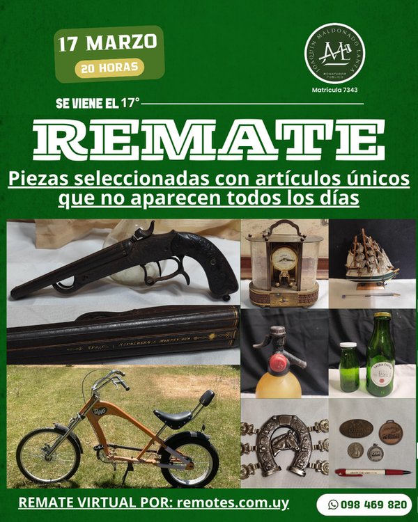 Colección de artículos antiguos y vintage