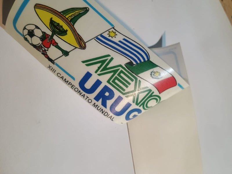 Pegatina para vidrio interno mundial México 86 - Accesorio de coleccion - imagen 1