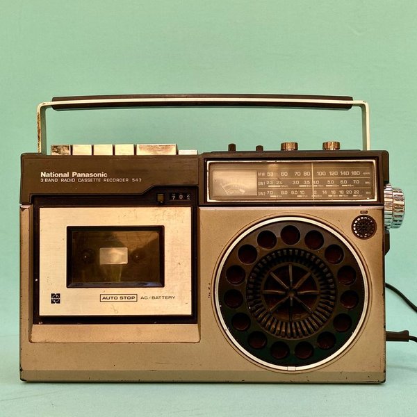 Radio Cassette Nacional Panasonic Modelo 543 de los Años 70 - imagen 1