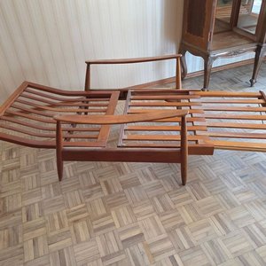 Sillón Cama Danés Estilo Mid-Century Moderno Años 60 - imagen 9