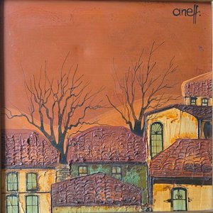 Cuadro de Liny Aneff, 38 x 38 cm - imagen 2