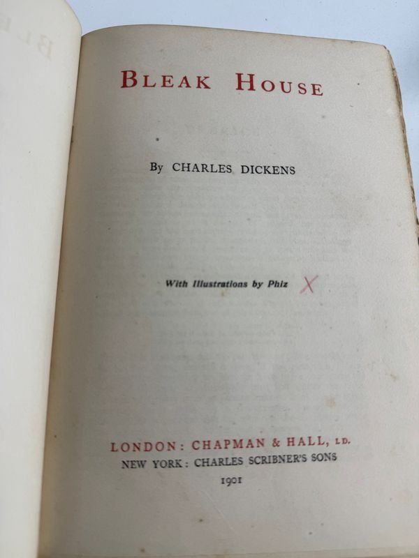 Libro clásico de Charles Dickens: Casa desolada con ilustraciones de Phiz - imagen 4