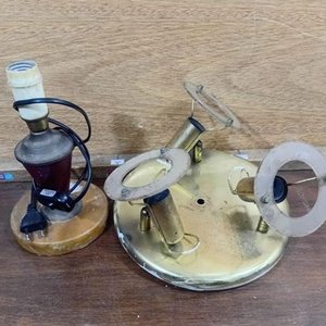 Lámpara de Mesa y Aplique de Techo Vintage - imagen 3