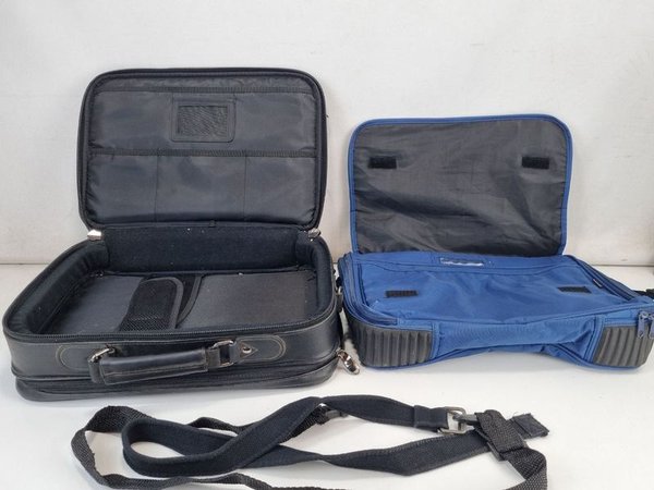 Dos Bolsos Portafolios Medianos con Zócalos y Cierres de Zip - imagen 4