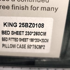 Juego de Sábanas King Size Happy Home 4 Piezas Verde Oscuro - imagen 4