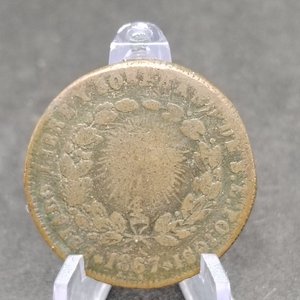 Moneda Mexicana 1/4 Real de Cobre de 1867, Ceca San Luis Potosí - imagen 6