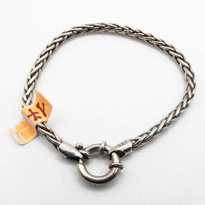 Lote siguiente: Pulsera de Plata con Cierre Marinero - 19cm