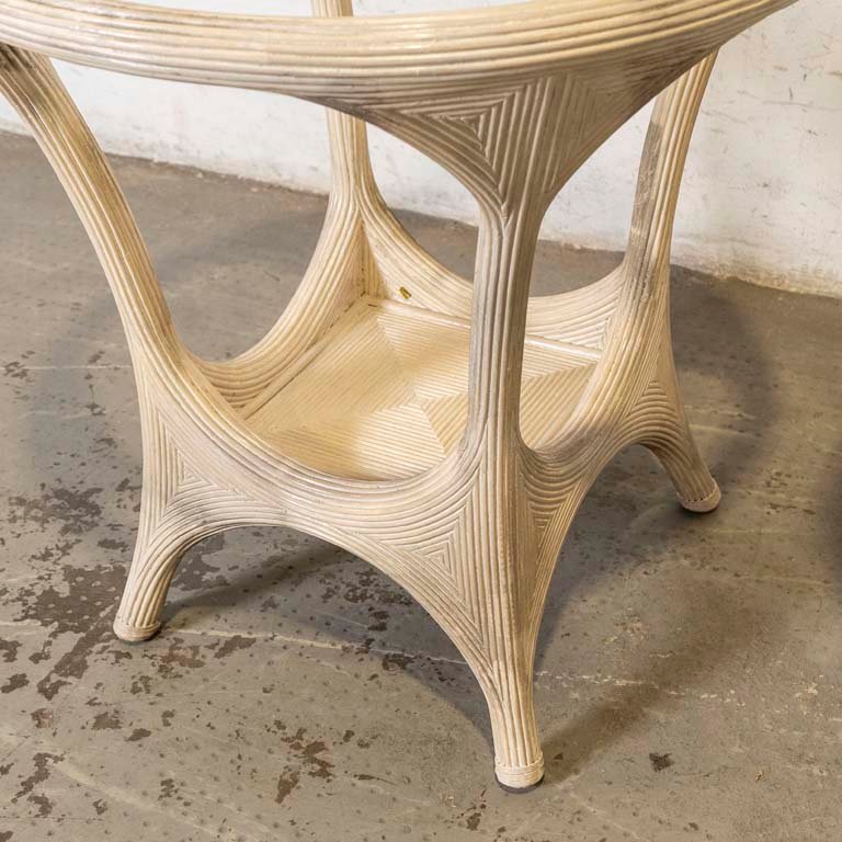 Bases para mesas de jardín en madera y ratán - imagen 2